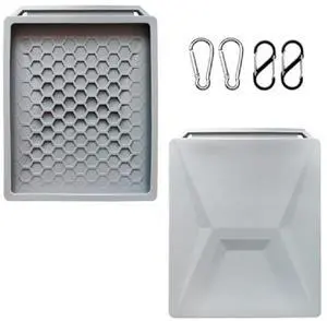 Aiwi Space Starlink Mini Protective Cover Case, All Purpose Silicone Protective Case for Starlink Mini Dish with 2 Sets Additional Securing Buckles for Travel and Outdoor (Grey) Aiwi Space Starlink Mini Protective Cover Case, All Purpose Silicone Protective Case for Starlink Mini Dish with 2 Sets Additional Securing Buckles for Travel and Outdoor (Grey)