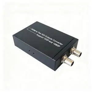 JOMOCARE HDMI to SDI Converter, Support 1080P HDMI to 3G-SDI/HD-SDI Adapter, 2 Way SDI Converter, Dual SDI Output for Camera Home Theater JOMOCARE HDMI to SDI Converter, Support 1080P HDMI to 3G-SDI/HD-SDI Adapter, 2 Way SDI Converter, Dual SDI Output for Camera Home Theater