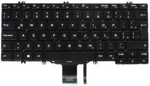 LeFix Latin Spanish Keyboard,Backlit Keyboard,for Dell Latitude 7300 5300 5310^^ 5300 2-in-1,Black Color,DPN:0DTF98 LeFix Latin Spanish Keyboard,Backlit Keyboard,for Dell Latitude 7300 5300 5310^^ 5300 2-in-1,Black Color,DPN:0DTF98