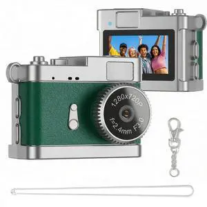 READFACE Concise Practical Green Mini Camera, 480P, Wearable Necklace Basic Camcorder, Simple Daily Tool for Casual Use READFACE Concise Practical Green Mini Camera, 480P, Wearable Necklace Basic Camcorder, Simple Daily Tool for Casual Use