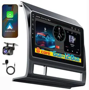 8 Core 6GB+128GB Car Radio for Toyota Tacoma 2005-2015,9 Inch QLED Touch Screen Car Stereo with Carplay&Android Auto,WiFi,GPS Navigation,Bluetooth5.0,FM&AM Radio,Android 15 8 Core 6GB+128GB Car Radio for Toyota Tacoma 2005-2015,9 Inch QLED Touch Screen Car Stereo with Carplay&Android Auto,WiFi,GPS Navigation,Bluetooth5.0,FM&AM Radio,Android 15