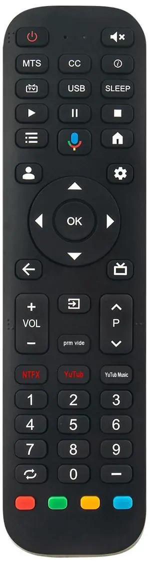 Replacement Voice Remote Control fit for FPD 50/55/65/70/75 inch Canvas Series Google TV Replacement Voice Remote Control fit for FPD 50/55/65/70/75 inch Canvas Series Google TV