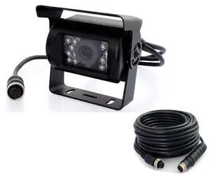 Waterproof 4Pin CCD Bus Trailer 18 LED IR Night Vision Car Rear View Reverse Backup Camera for Bus Truck Motorhome 12V-24V (4Pin HEI(10m)) Waterproof 4Pin CCD Bus Trailer 18 LED IR Night Vision Car Rear View Reverse Backup Camera for Bus Truck Motorhome 12V-24V (4Pin HEI(10m))