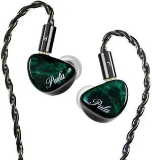 HiFiGo PulaAudio Unicrom IEM, Single Beryllium-Coated Dynamic Driver In-Ear Monitors, Unique Stabilized Wood Faceplate Wired Earbuds Includes Detachable Cable & 3.5/4.4mm Plugs for Audiophile Musician HiFiGo PulaAudio Unicrom IEM, Single Beryllium-Coated Dynamic Driver In-Ear Monitors, Unique Stabilized Wood Faceplate Wired Earbuds Includes Detachable Cable & 3.5/4.4mm Plugs for Audiophile Musician