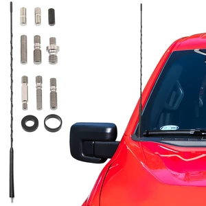Votex 23 Inch TheCatsPajamas Short EPDM Rubber Replacement Antenna for Ford F150, F250, F350, Chevrolet Silverado, GMC Sierra, Jeep Wrangler, Toyota Tacoma, Tundra FJ Cruiser - Car Wash Proof Votex 23 Inch TheCatsPajamas Short EPDM Rubber Replacement Antenna for Ford F150, F250, F350, Chevrolet Silverado, GMC Sierra, Jeep Wrangler, Toyota Tacoma, Tundra FJ Cruiser - Car Wash Proof