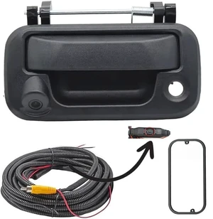 Canying Tailgate Handle W/Reverse Backup Camera Replacement for 2004-2014 Ford F150, 2008-2016 F-250/F-350/F450/F550 Pickup Rear View Parking Camera RCA Connector w/ 26FT Extension Harness Canying Tailgate Handle W/Reverse Backup Camera Replacement for 2004-2014 Ford F150, 2008-2016 F-250/F-350/F450/F550 Pickup Rear View Parking Camera RCA Connector w/ 26FT Extension Harness