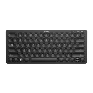 Staples TECH Mini Slim Wireless Keyboard, Black Staples TECH Mini Slim Wireless Keyboard, Black