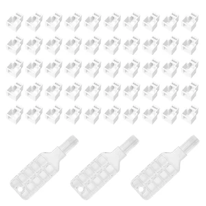50-Pack RJ45 Network Cable Locks with 3 Keys,Secures Ethernet Cables Against Unauthorized Disconnection,Made of High-Strength ABS,Compatible with Cat5e,Cat6 and Cat7 Patch Cords (Transparent) 50-Pack RJ45 Network Cable Locks with 3 Keys,Secures Ethernet Cables Against Unauthorized Disconnection,Made of High-Strength ABS,Compatible with Cat5e,Cat6 and Cat7 Patch Cords (Transparent)