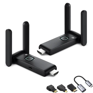 Wireless HDMI Transmitter and Receiver 4K Decoded 1080p Output Wireless HDMI Transmitter and Receiver 4K Decoded 1080p Output