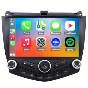 4G LTE QLED Radio for Honda Accord 7th Gen 2003-2007 Upgrade,8-Core CPU Touch Screen Stereo,Wireless CarPlay & Android Auto,Free Camera 4G LTE QLED Radio for Honda Accord 7th Gen 2003-2007 Upgrade,8-Core CPU Touch Screen Stereo,Wireless CarPlay & Android Auto,Free Camera