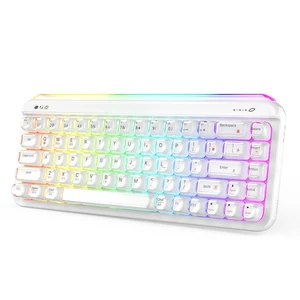 ZIYOU LANG x A.Jazz AF68 Wireless Gaming Keyboard,Tri-Mode BT/2.4G/USB-C Keyboard with RGB Backlit,Clear Transparent Keycaps,68-Key Compact Membrane Keyboard for PC Laptop Aesthetic Desk Setup- ZIYOU LANG x A.Jazz AF68 Wireless Gaming Keyboard,Tri-Mode BT/2.4G/USB-C Keyboard with RGB Backlit,Clear Transparent Keycaps,68-Key Compact Membrane Keyboard for PC Laptop Aesthetic Desk Setup-