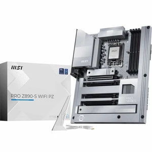 MSI PRO Z890-S WiFi PZ Motherboard, Back-Connect ATX - Supports Intel Core Ultra Processors (Series 2), LGA 1851 - DDR5 Memory Boost (8600+ MT/s OC), PCIe 5.0 x16, M.2 Gen5, Wi-Fi 7, 2.5G LAN MSI PRO Z890-S WiFi PZ Motherboard, Back-Connect ATX - Supports Intel Core Ultra Processors (Series 2), LGA 1851 - DDR5 Memory Boost (8600+ MT/s OC), PCIe 5.0 x16, M.2 Gen5, Wi-Fi 7, 2.5G LAN