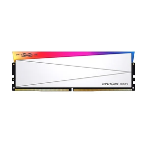 Silicon Power Cyclone RGB DDR5 7200MT/s (PC5-57600) CL34 16GB 1.4V Desktop Unbuffered DIMM SP016GXLWU720FSM Silicon Power Cyclone RGB DDR5 7200MT/s (PC5-57600) CL34 16GB 1.4V Desktop Unbuffered DIMM SP016GXLWU720FSM
