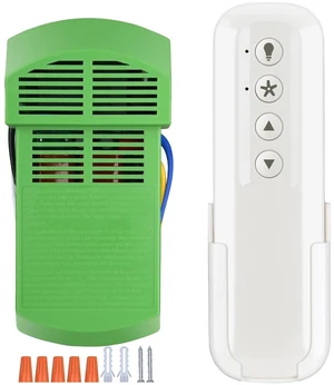 RYQIF Replacement Remote Control Fits for Hunter Ceiling Fan,Compatible with 99372 99770with Dimmer Light,3 Speed Control with Receiver & Wall Mount RYQIF Replacement Remote Control Fits for Hunter Ceiling Fan,Compatible with 99372 99770with Dimmer Light,3 Speed Control with Receiver & Wall Mount