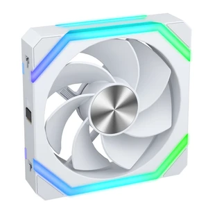 Iesooy ARGB Cooling Fan, Modular Stackable Splicing PWM Silent for Cases CPU Liquid Coolers, 1800 RPM, 120mm PC Case Fan, ARGB Async Mode/Sync Mode, Daisy Chain PWM PC RGB Fans White, Reverse Iesooy ARGB Cooling Fan, Modular Stackable Splicing PWM Silent for Cases CPU Liquid Coolers, 1800 RPM, 120mm PC Case Fan, ARGB Async Mode/Sync Mode, Daisy Chain PWM PC RGB Fans White, Reverse