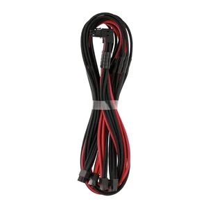 CableMod Pro ModMesh 12V-2x6 PCIe Cable for Corsair T5 (Blk+Red, 4x8p,90A) CableMod Pro ModMesh 12V-2x6 PCIe Cable for Corsair T5 (Blk+Red, 4x8p,90A)