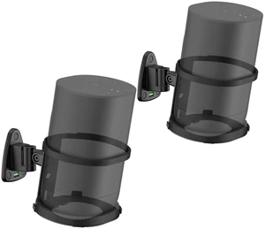 Wall Bracket for Sonos Move and Sonos Move 2 Wall Mount - Adjustable Swivel & Tilt for Sonos Move Speaker Mount with Wraparound Metal Guardrail Design, Compatible with Wired & Base Charging, 2 Pack Wall Bracket for Sonos Move and Sonos Move 2 Wall Mount - Adjustable Swivel & Tilt for Sonos Move Speaker Mount with Wraparound Metal Guardrail Design, Compatible with Wired & Base Charging, 2 Pack