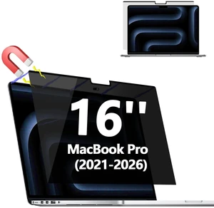 Magnetic Privacy Screen Protector for MacBook Pro 16'' (2021-2026,M1-M5) Magnetic Privacy Screen Protector for MacBook Pro 16'' (2021-2026,M1-M5)