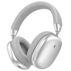 Wireless Over Ear Headphones,Active Noise Cancelling,Bluetooth 100H,Silver Wireless Over Ear Headphones,Active Noise Cancelling,Bluetooth 100H,Silver