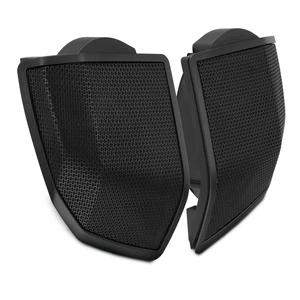 DS18 RY-HD69SBU.24 Saddlebag Speaker Lid Conversion Kit 2024+ Touring Models Fits 6x9 Speakers OEM Cut-in Style Includes Templates, Wiring & Matte Black Steel Grilles DS18 RY-HD69SBU.24 Saddlebag Speaker Lid Conversion Kit 2024+ Touring Models Fits 6x9 Speakers OEM Cut-in Style Includes Templates, Wiring & Matte Black Steel Grilles