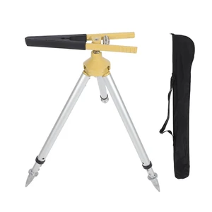 Aluminum Alloy Total Station Tripod Stand, Adjustable Mini Prism Pole Support System 46-60cm, Lightweight Portable Survey Tripod for Difficult Access Locations Aluminum Alloy Total Station Tripod Stand, Adjustable Mini Prism Pole Support System 46-60cm, Lightweight Portable Survey Tripod for Difficult Access Locations