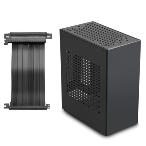 Aluminum Mini ITX Case with PCIe 3.0 Riser, JOYJOM Mini PC Case, SFF Small Form Factor PC Case, TX Computer Gaming Case Supports GPU Graphics Card (Black) Aluminum Mini ITX Case with PCIe 3.0 Riser, JOYJOM Mini PC Case, SFF Small Form Factor PC Case, TX Computer Gaming Case Supports GPU Graphics Card (Black)