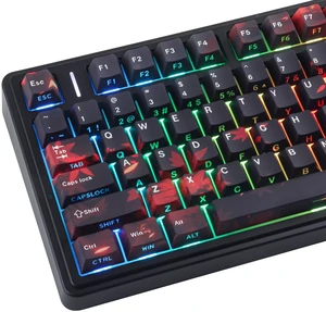 JOMKIZ Maple Leaf PBT Shine Through Keycaps 133 Key for Mechanical Keyboard JOMKIZ Maple Leaf PBT Shine Through Keycaps 133 Key for Mechanical Keyboard