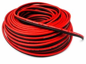 Resilient Sounds 14G OFC Competition Grade Speaker Wire Red/Black 100FT Resilient Sounds 14G OFC Competition Grade Speaker Wire Red/Black 100FT