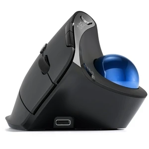 Nulea Wireless Trackball Mouse, 54 Vertical Ergonomic Thumb Control-Blue Nulea Wireless Trackball Mouse, 54 Vertical Ergonomic Thumb Control-Blue