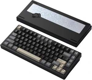 KIBU WOBKEY Rainy75 75% Tri-Mode Mechanical Keyboard, CNC Aluminum Custom Wireless Keyboard, Hot Swappable, VIA Programmable,Cocoa Switch, RGB Backlit,BT/2.4G/Wired for Mac/Win(Pro Black) KIBU WOBKEY Rainy75 75% Tri-Mode Mechanical Keyboard, CNC Aluminum Custom Wireless Keyboard, Hot Swappable, VIA Programmable,Cocoa Switch, RGB Backlit,BT/2.4G/Wired for Mac/Win(Pro Black)