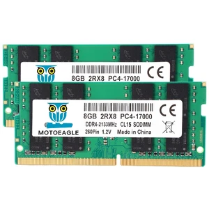 16GB DDR4 RAM 2x8GB 2133 MHz SO-DIMM 2RX8 PC4-17000 DDR4-2133P CL15 DIMM Non-ECC Laptop Memory KIT 16GB DDR4 RAM 2x8GB 2133 MHz SO-DIMM 2RX8 PC4-17000 DDR4-2133P CL15 DIMM Non-ECC Laptop Memory KIT