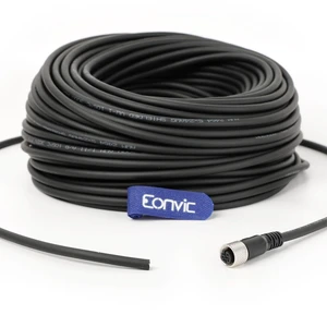 Eonvic Industrial M12 5 Pin Female Aviation Sensor Connector Electrical PVC Cable 50M Eonvic Industrial M12 5 Pin Female Aviation Sensor Connector Electrical PVC Cable 50M