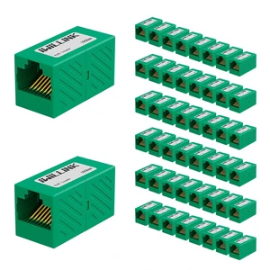 iwillink RJ45 Coupler Ethernet Connector, Female to Female, 50 Pack, Green iwillink RJ45 Coupler Ethernet Connector, Female to Female, 50 Pack, Green