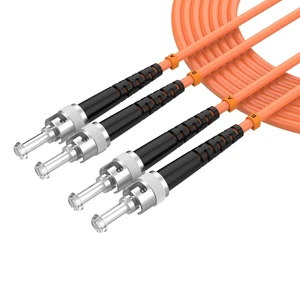 lidkew Fiber Optic Cable Duplex ST to ST OM1 62.5/125m Multimode Fiber Patch Cable 25M/82FT ST/UPC to ST/UPC Fiber Optical Jumper Cord LSZH Orange Jacket lidkew Fiber Optic Cable Duplex ST to ST OM1 62.5/125m Multimode Fiber Patch Cable 25M/82FT ST/UPC to ST/UPC Fiber Optical Jumper Cord LSZH Orange Jacket