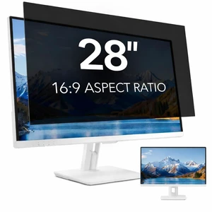 QOYZINE 2 Pack 28 inch Computer Privacy Screen Filter for 16:9 Aspect Ratio Widescreen Monitor,28in Curved Computer Monitor Privacy Shield Anti Glare Eye Protection, Anti-Scratch Removable Protector F QOYZINE 2 Pack 28 inch Computer Privacy Screen Filter for 16:9 Aspect Ratio Widescreen Monitor,28in Curved Computer Monitor Privacy Shield Anti Glare Eye Protection, Anti-Scratch Removable Protector F