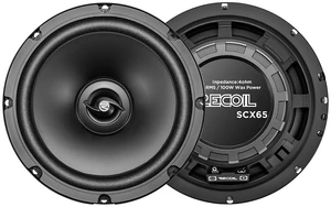 RECOIL SCX65 6.5 Inch Car Audio Coaxial Speaker System Bass Crystal Highs RECOIL SCX65 6.5 Inch Car Audio Coaxial Speaker System Bass Crystal Highs