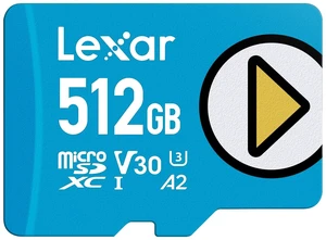Lexar 512GB Play Blue Micro SD Card, 160MB/s Read, 4K, V30, UHS-I, A2 Lexar 512GB Play Blue Micro SD Card, 160MB/s Read, 4K, V30, UHS-I, A2