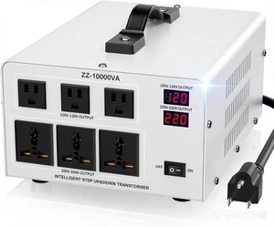 10000W Voltage Converter Transformer Step Up Down 110V 120V to 220V 240V 10000W Voltage Converter Transformer Step Up Down 110V 120V to 220V 240V