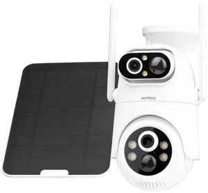 Eseecloud Dual Lens Solar Security Camera, Wireless Outdoor, 5GHz Wi-Fi Eseecloud Dual Lens Solar Security Camera, Wireless Outdoor, 5GHz Wi-Fi