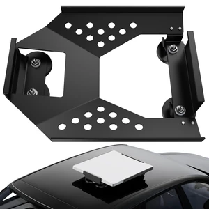 for Starlink Mini Mount, Magnetic Starlink Mini Car Mount Base Suction Cup Accessories Truck RV Flat Rack Roof Sunroof Kit Boat V4for Camping, High-Speed & Extreme Conditions (Black) for Starlink Mini Mount, Magnetic Starlink Mini Car Mount Base Suction Cup Accessories Truck RV Flat Rack Roof Sunroof Kit Boat V4for Camping, High-Speed & Extreme Conditions (Black)