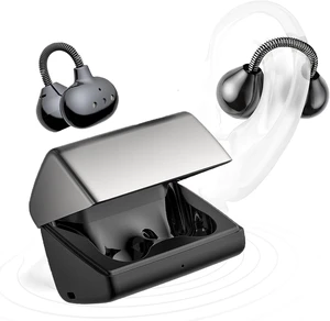 Rulbovs NE67 AI Translation Earbuds in Real Time Support 165 Languages, Clip-On Earbuds, Spring-Open-Ear Wireless Bluetooth 6.0 Headphones with Mic, 50H Playtime for Travel, Sport, Workouts & C Rulbovs NE67 AI Translation Earbuds in Real Time Support 165 Languages, Clip-On Earbuds, Spring-Open-Ear Wireless Bluetooth 6.0 Headphones with Mic, 50H Playtime for Travel, Sport, Workouts & C