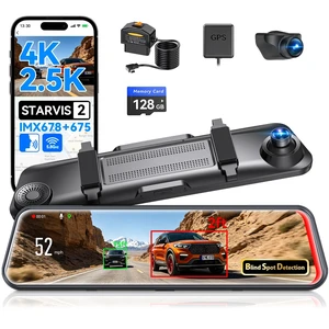 12" 4K Mirror Dash Cam with STARVIS IMX678 & GPS 12" 4K Mirror Dash Cam with STARVIS IMX678 & GPS