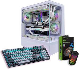 NextGen Gaming PC The Poseidon 2 Special White i7-13700KF 5.4GHz, NVIDIA RTX 4070 12GB, 1TB NVME SSD, 32GB RGB DDR5, 750W PSU, 360mm AIO, Wi-Fi 6, Win 11 Home, Gaming Keyboard & Mouse Included
