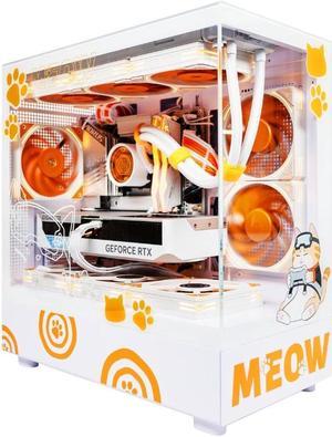 NextGenOEM Gaming PC Desktop The GAMEOW Pro i5-13400KF 5.4GHz, RTX 4060 12GB, 1TB NVME SSD, 32GB RGB DDR5, 750W PSU, 360mm AIO, Wi-Fi 6, Windows 11 Home Intel Core i5-13400F GeForce RTX 4060