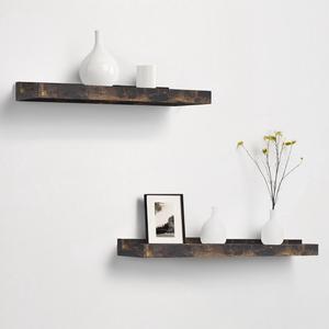 Floating Wall Shelves Set of 2 Metal Wall Mounted Hanging Shelf for  Bedroom, Bathroom, Living Room, Kitchen and Office - China Wall Shelf, Wall  Shelves