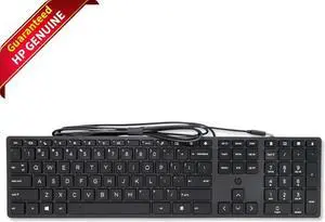 HP Smart Buy Wired 320K Slim Keyboard Black 108 Keys USB-A HSA-C001K L96909-001