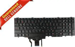 Dell Precision 7530 ENGLISH & CANADIAN/FRENCH Laptop Keyboard 0FJ6WR