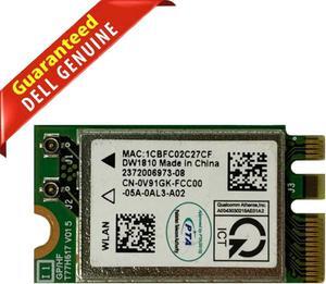 Dell V91GK Qualcomm DW1810 QCNFA435 Wireless WiFi BT NGFF M.2 Combo Card 0V91GK