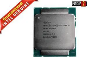 INTEL XEON E5-2630L V3 8 CORE 1.80GHz 20M 8 GT/s 55W Processor YVTN6 SR209  - Lot 2