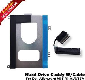 Dell Alienware M15 2.5 SATA3 Hard Drive Caddy kit W/Cable 68WXJ PCYYV